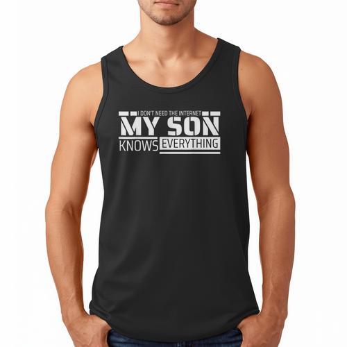 Dad Shirt From Son Men Fathers Day Dad Men Tank Top - Father's Day Fun