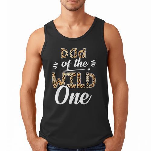 Dad Of The Wild One Zoo Themed 1st Birthday Party Men Tank Top - Father's Day Fun