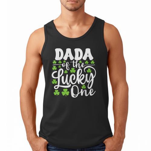 Dada Of The Lucky One First Birthday St Patrick's Day Men Tank Top - Father's Day Fun