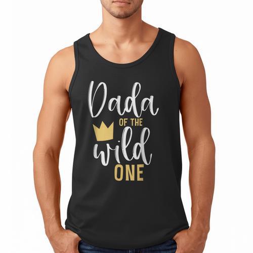 Dada Of The Wild One Shirt 1st Birthday First Thing Dad Tee Men Tank Top - Father's Day Fun