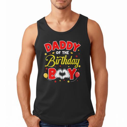 Daddy Of The Birthday Boy Matching Dad Son Family Birthday Men Tank Top - Father's Day Fun