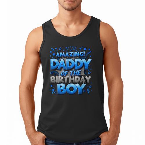 Daddy Of The Birthday Boy Matching Family Father Men Tank Top - Father's Day Fun