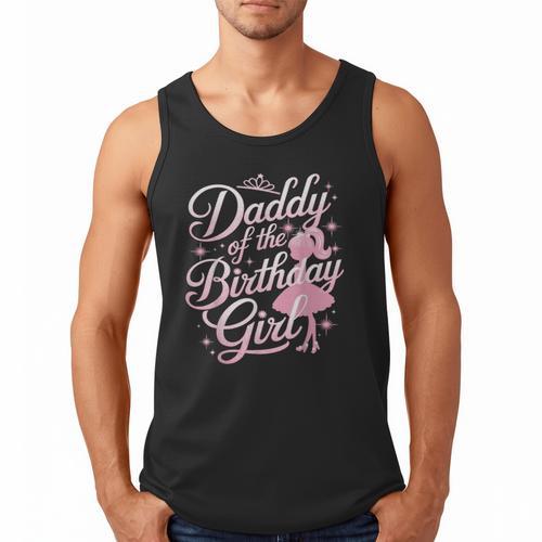 Daddy Of The Birthday Girl Doll Birthday Kid Family Matching Men Tank Top - Father's Day Fun