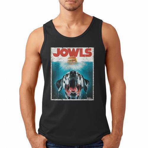 Dalmatian Jowls Cute Paws Spot Dog Mom Top Dog Dad Men Tank Top - Father's Day Fun