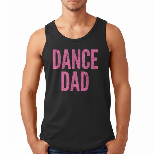 Dance Dad Pink Matching Parents Men Tank Top - Father's Day Fun