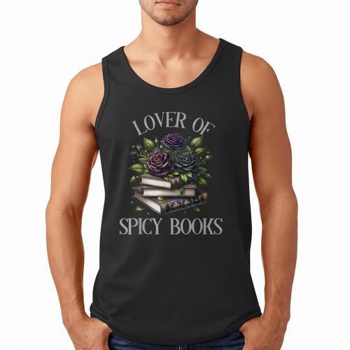 Dark Romance Book Lover Spicy Books Bookish Merch Morally Men Tank Top - Bookorys DE