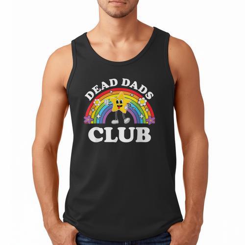 Dead Dads Club Inappropriate Cringe Adult Raunchy Men Tank Top - Father's Day Fun