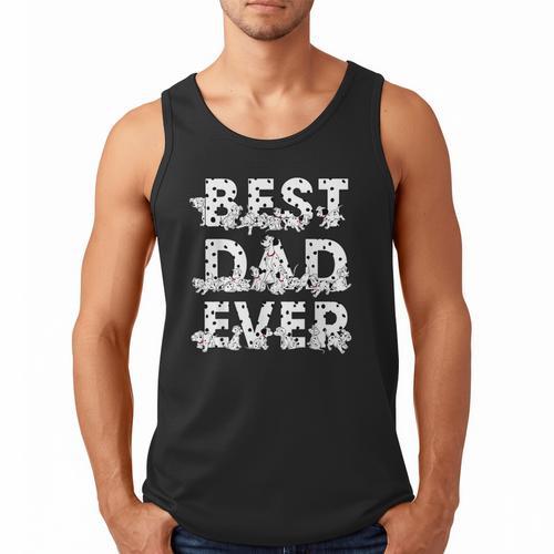 Disney 101 Dalmatians Best Dad Ever Father's Day Men Tank Top - Father's Day Fun