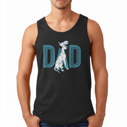 Disney 101 Dalmatians Pongo And Penny Dad Men Tank Top - Father's Day Fun