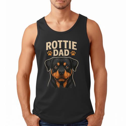 Dog Owner Dad Rottweiler Rottie Dad Men Tank Top - Father's Day Fun