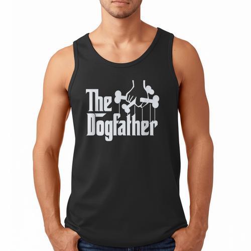 The Dogfather Dog Dad Dog Lover Men Tank Top - Father's Day Fun