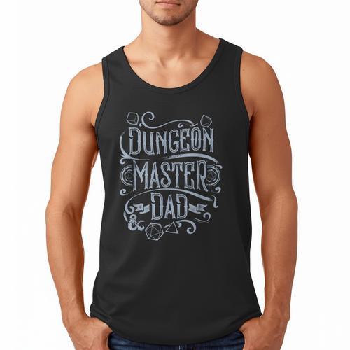 Dungeons & Dragons Father's Day Dungeon Master Dad Men Tank Top - Father's Day Fun