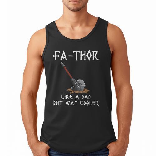 FA-Thor Fathers Day Tshirt Dad Father Men Tank Top - Father's Day Fun