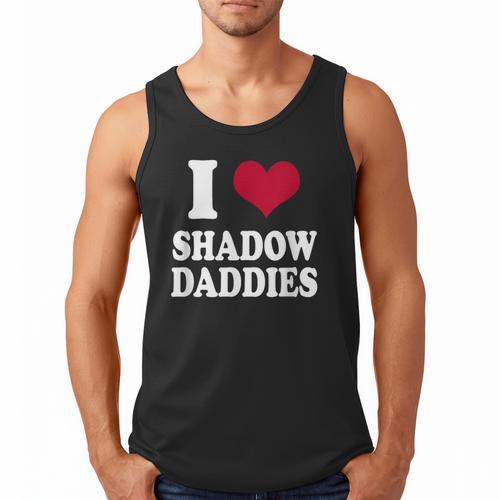 Fantasy Romantasy Book Lover I Love Heart Shadow Daddies Men Tank Top - Bookorys CA