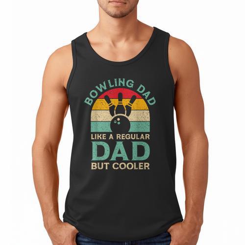 Fathers Day Bowling Dad For Bowling Player Dad Men Tank Top - Father's Day Fun