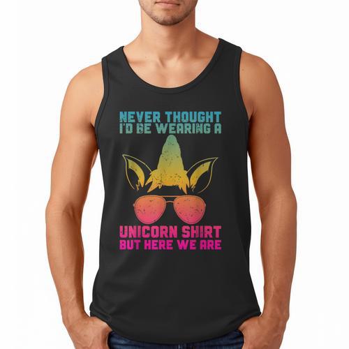 Fathers Day I Wear A Unicorn Shirt Dadacorn Men Tank Top - Father's Day Fun