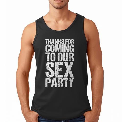 Gender Reveal Mum Dad Party Men Tank Top - Father's Day Fun