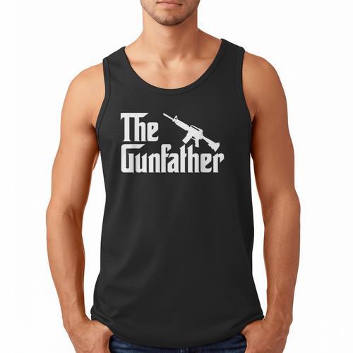 The Gun Father Gun Owner Shirts For Dad T-Shirt Men Tank Top - Father's Day Fun
