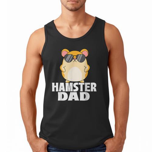 Hamster Dad Father's Day Animal Whisperer Rodent Lover Men Tank Top - Father's Day Fun