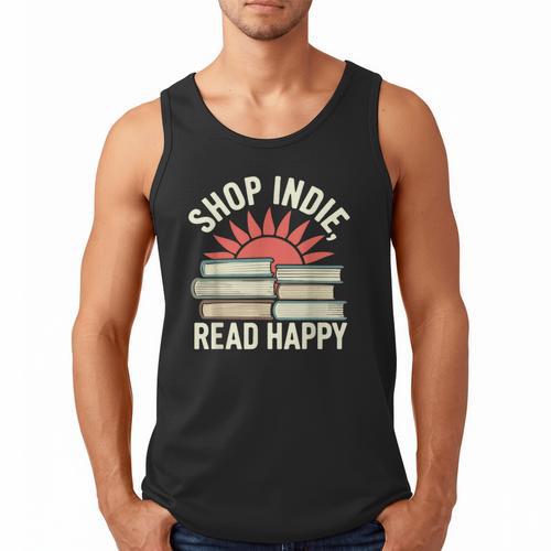 Independent Bookstore Fans Shop Local Literary Community Men Tank Top - Bookorys