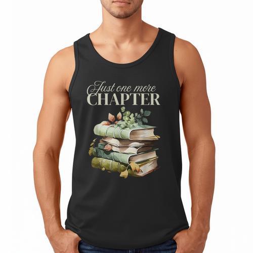 Just One More Chapter Book Lover Men Tank Top - Bookorys