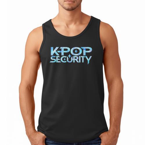 K-Pop Security Mom Dad Kids Birthday Concert Staff Men Tank Top - Father's Day Fun