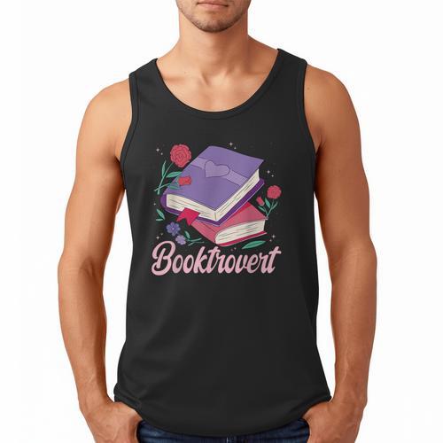 Literary Reading Book Introvert Booktrovert Reading Men Tank Top - Bookorys DE