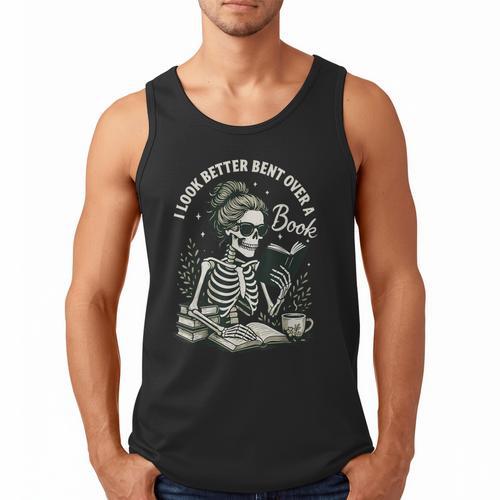 I Look Better Bent Over A Book Men Tank Top - Bookorys UK