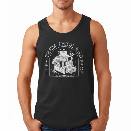 I Like Them Thick And Spicy Smut Book Reader Men Tank Top - Bookorys CA