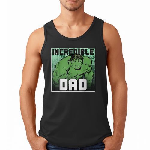 Marvel Comics Avengers Father's Day Hulk Incredible Dad Men Tank Top - Father's Day Fun
