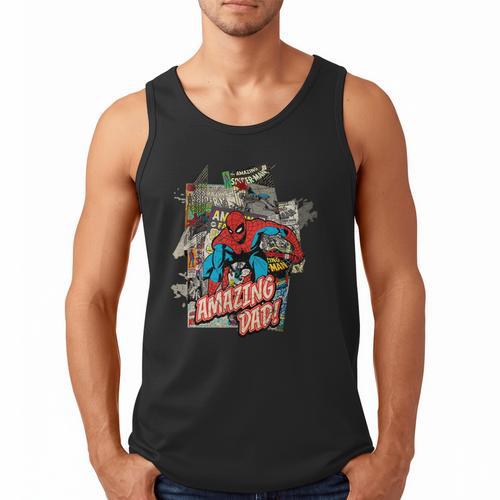 Marvel Spider-Man Amazing Dad Father's Day Men Tank Top - Father's Day Fun