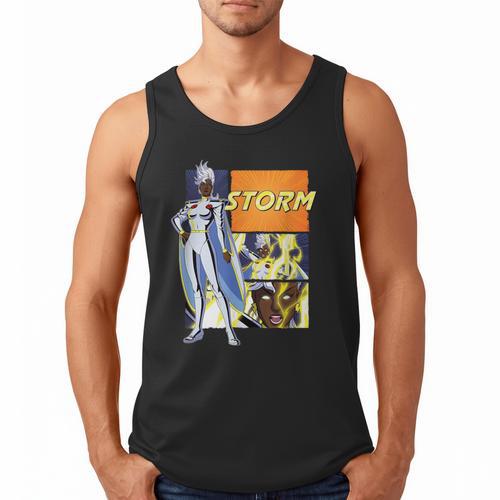 Marvel X-Men '97 Storm Vintage Classic Comic Book Panels Men Tank Top - Bookorys CA