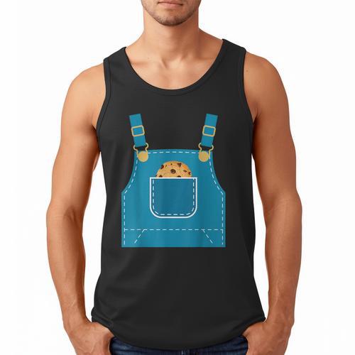 Mouse Halloween Costume Book Cookie Teacher Student Men Tank Top - Bookorys UK