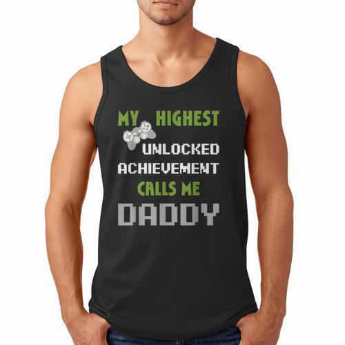 Nerdy Father Day Gamer Dad Daddy Men Love Video Gaming Men Tank Top - Father's Day Fun