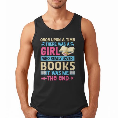 Once Upon A Time There Was A Girl Who Really Loved Books It Men Tank Top - Bookorys CA