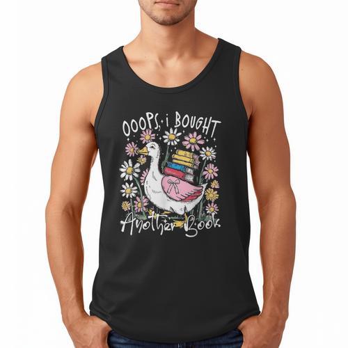 Oops I Bought Another Book Goose Bookish Men Tank Top - Bookorys