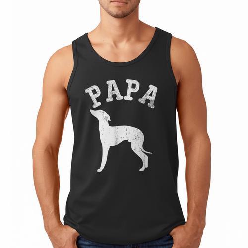 Papa ITALIAN GREYHOUND For Dad Men Tank Top - Father's Day Fun