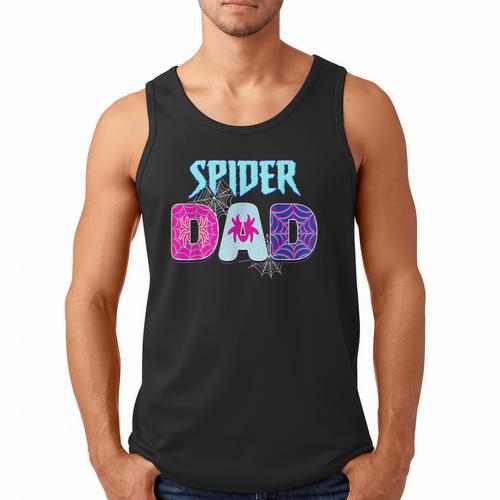 Parents Mom Spider Dad Matching Family Birthday Men Tank Top - Father's Day Fun