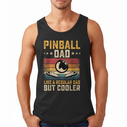 Pinball Dad Like Regular Dad But Cooler Father's Day Men Tank Top - Father's Day Fun