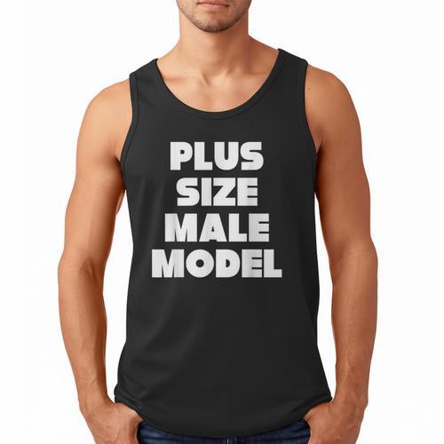 Plus Size Male Model Fat Guy Or Dad BOD Men Tank Top - Father's Day Fun