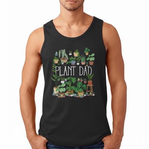 Potted Plant Dad Men Tank Top - Father's Day Fun