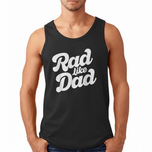 Rad Like Dad Kids Fathers Day Men Tank Top - Father's Day Fun