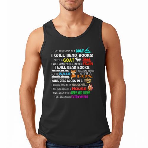 Read My Shirt Day For Kids Boy Girls i Will Read Book Men Tank Top - Bookorys