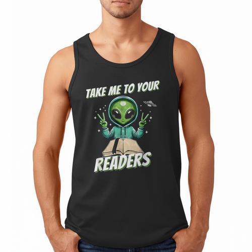 Take Me To Your Readers Across America Read More Books Men Tank Top - Bookorys DE