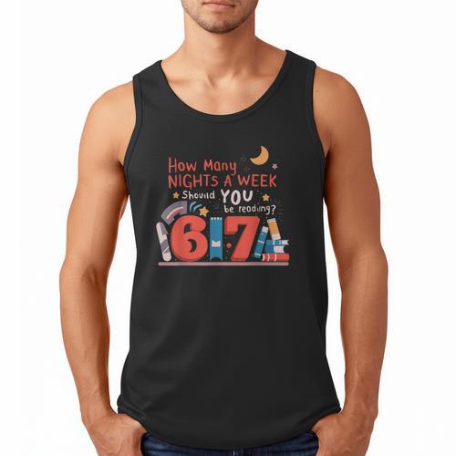 Reading 67 Meme English Teacher 67 Book Lover Humor Men Tank Top - Bookorys CA