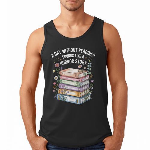 Reading Book Lover Humor For Readers And Bookworms Men Tank Top - Bookorys