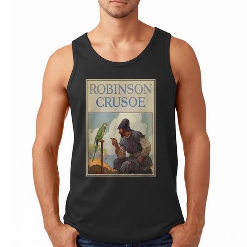 Robinson Crusoe Book Cover 1920 Men Tank Top - Bookorys