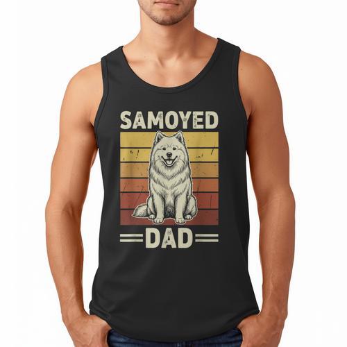 Samoyed Dad Men Tank Top - Father's Day Fun
