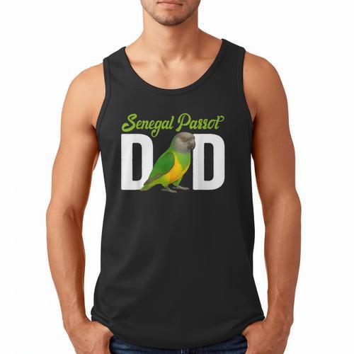 Senegal Parrot Dad Senegal Parrot Owner Senegal Parrot Lover Men Tank Top - Father's Day Fun