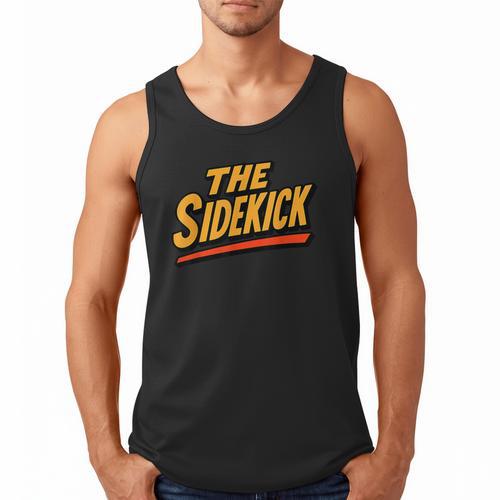 Sidekick Easy Halloween Matching Superhero Costume Dad Mom Men Tank Top - Father's Day Fun